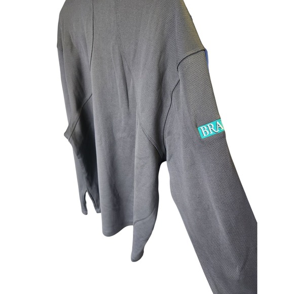 NWT Nike Men's‎ L Golf Dri FIT 1/2 Zip Pullover Cover Up Embroidered Logo - Picture 3 of 9